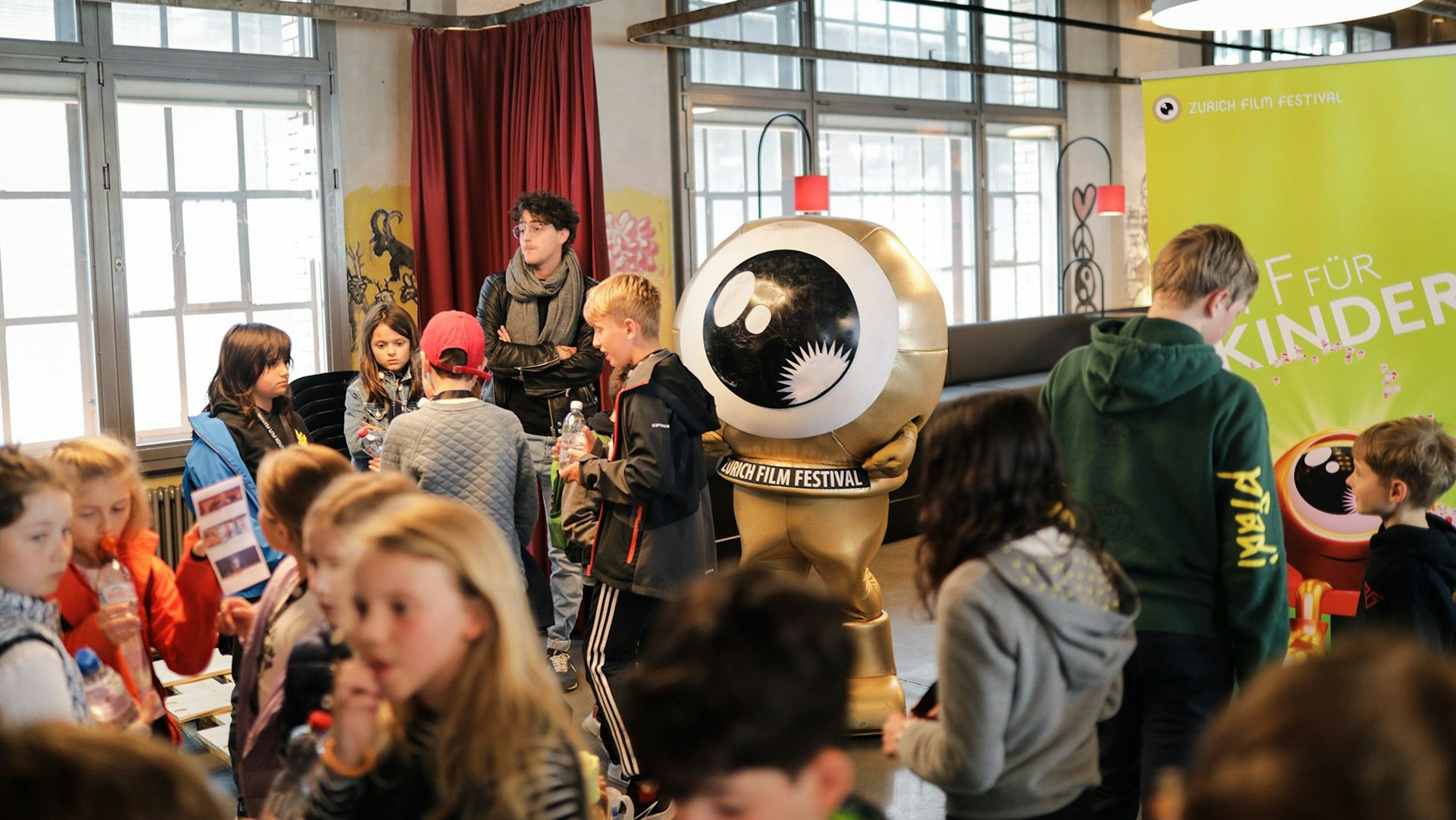 Several children at a ZFF for Kids event